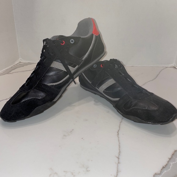 Lambretta Shoes | Mens Lambretta Expose Lace Up Black Casual Trainers Sports Shoes Sz 10 UK11 US | Color: Black | Size: 11 | Mcgeheee001's Closet